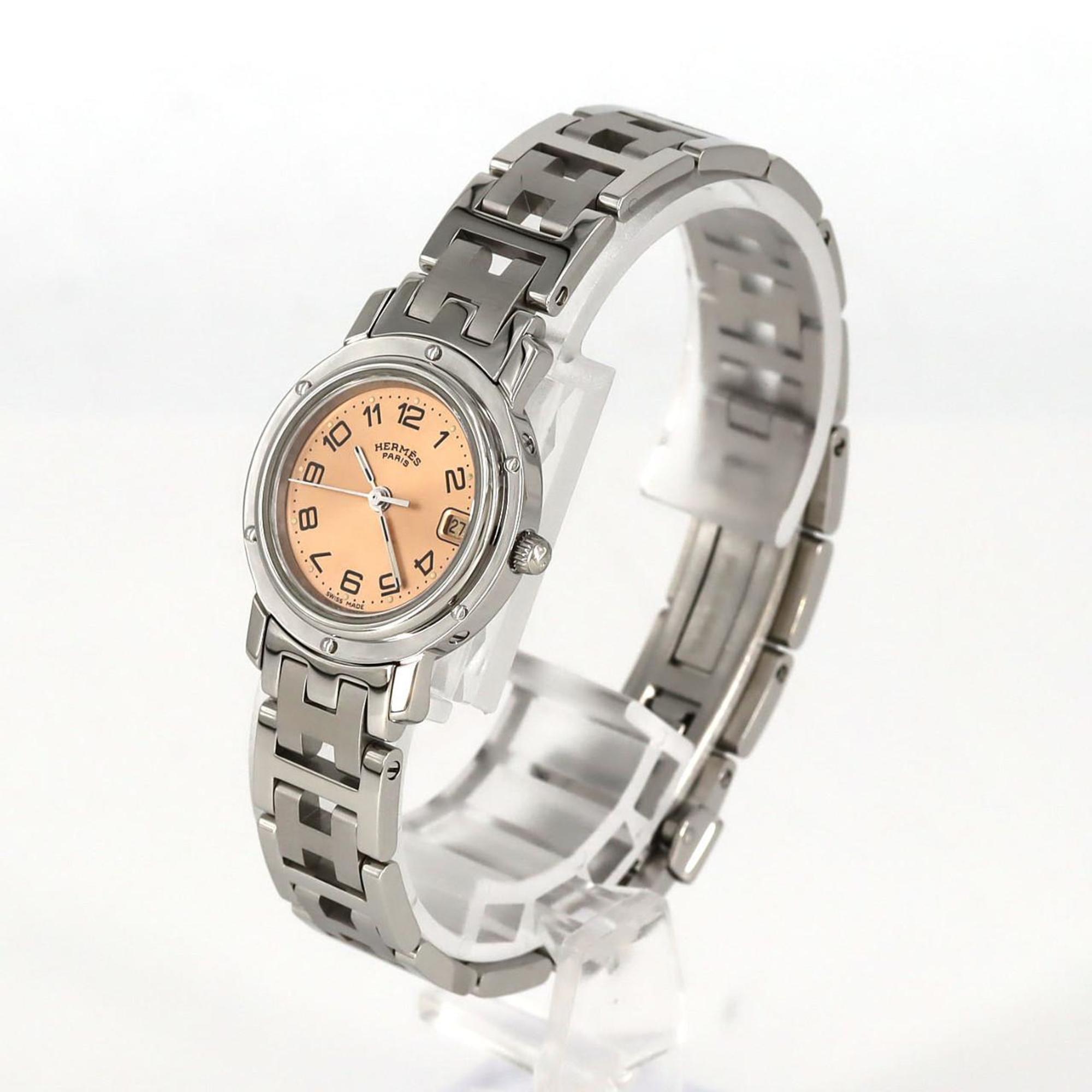 HermÃ¨s Clipper CL4.210 Stainless Steel Quartz Watch