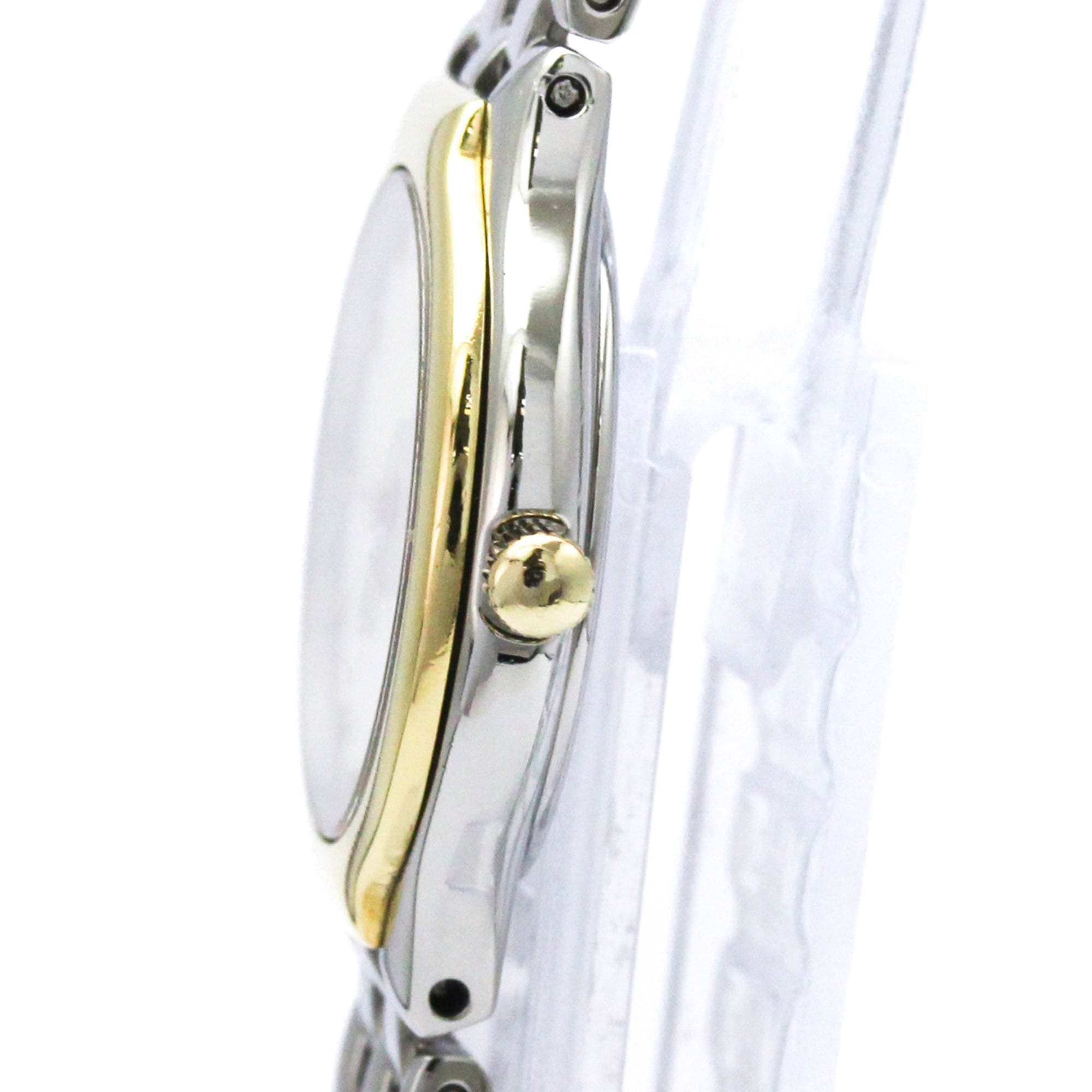 OMEGA De Ville Symbol Damenuhr aus 18-karätigem Gold und Edelstahl 595.0101