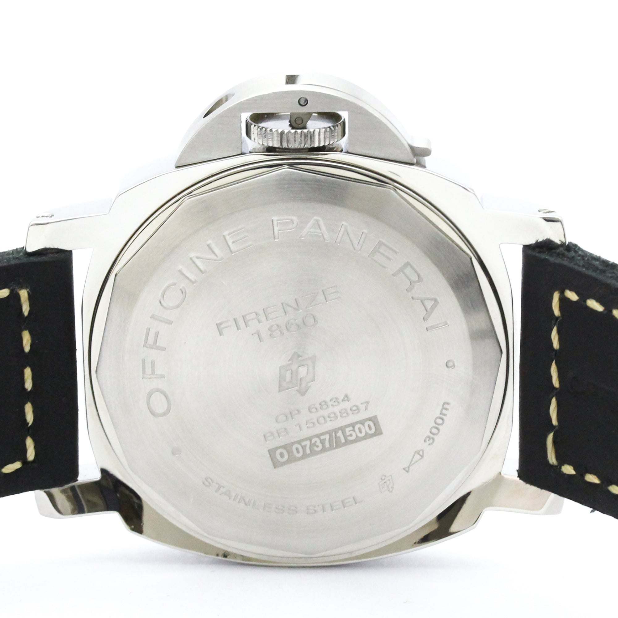 PANERAI Luminor Base Logo Steel Hand-Winding Watch PAM00000 Polished