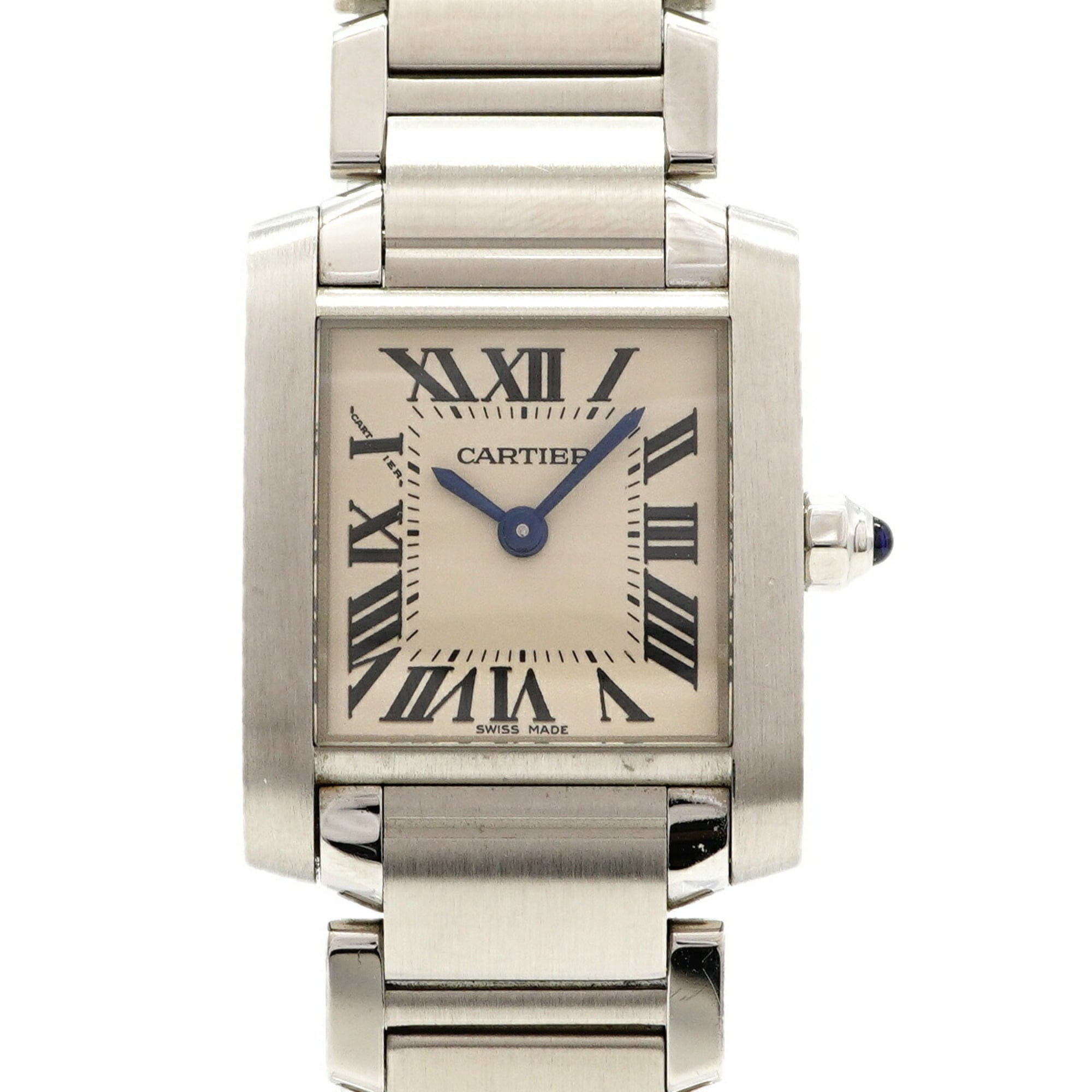 Cartier Tank Française SM W51008Q3 Ivory Dial Women's Watch