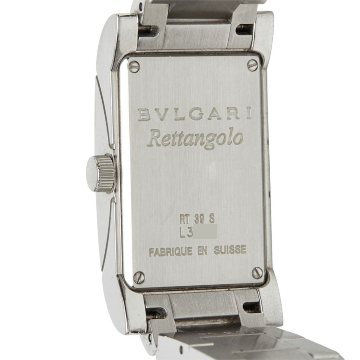 Bvlgari Bulgari Rettangolo RT39S White Dial 21mm Watch