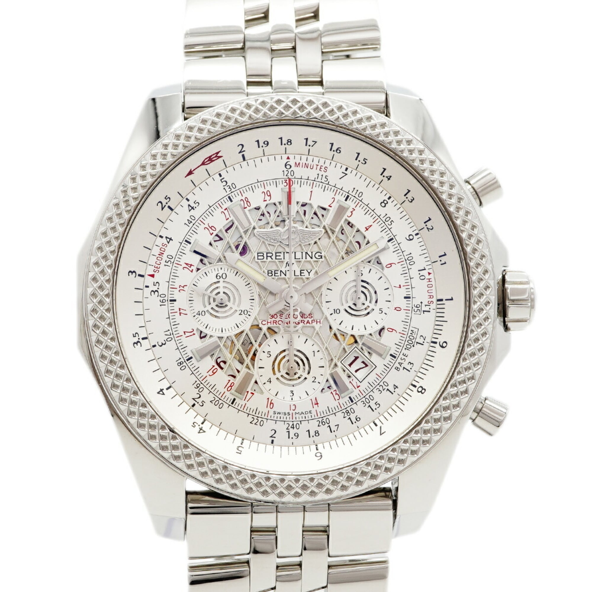 Breitling Bentley AB0611 Silver Dial 49mm Watch