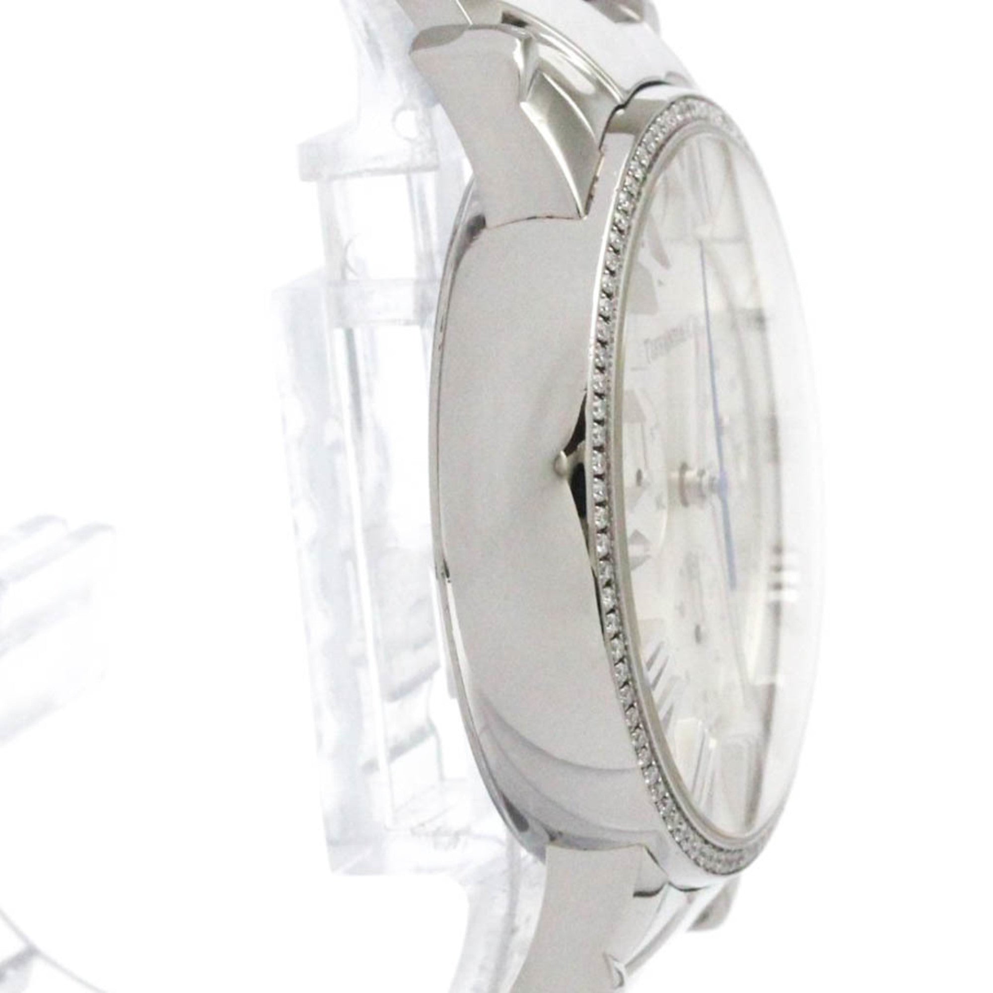 TIFFANY Atlas Dome Diamond Steel Quartz herenhorloge 33989555