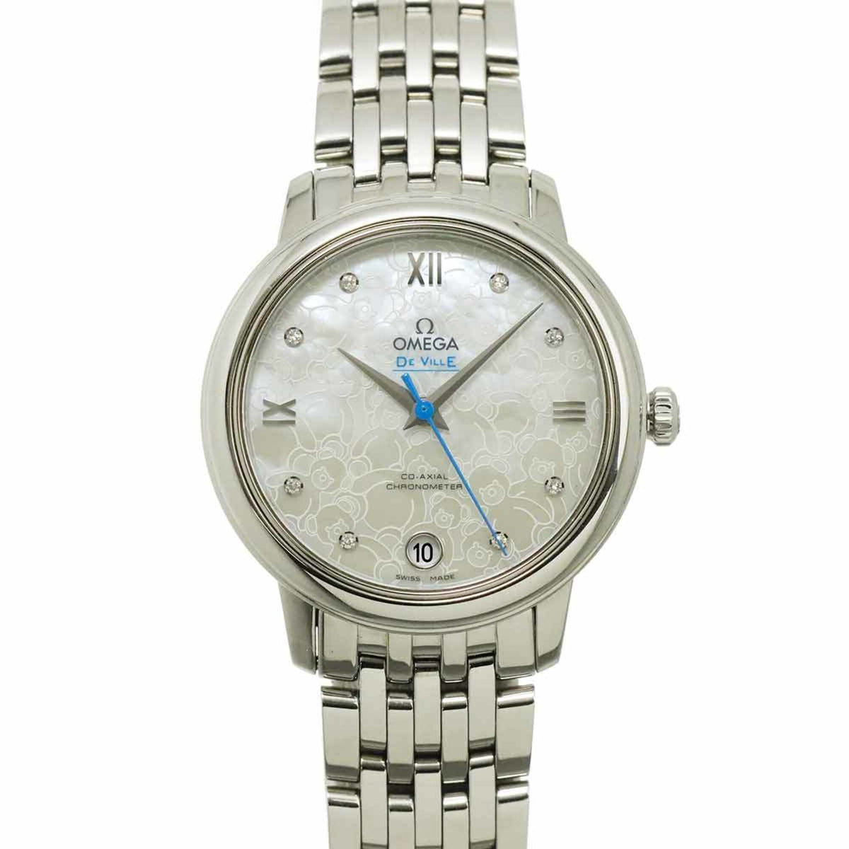 Montre Omega De Ville Prestige Édition Orbis 424 10 33 20 55 004 Blanc avec cadran de 33 mm