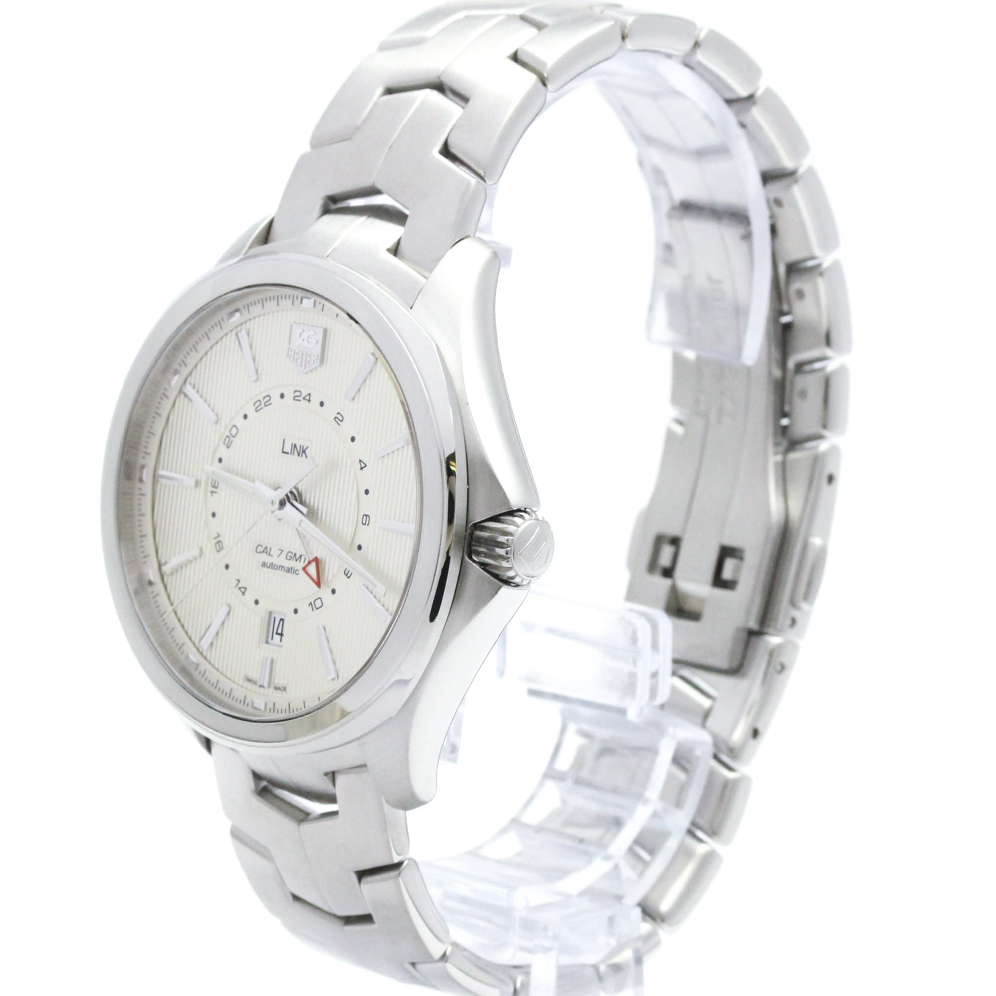 TAG Heuer Link WAT201B Silber Zifferblatt 42 mm Uhr