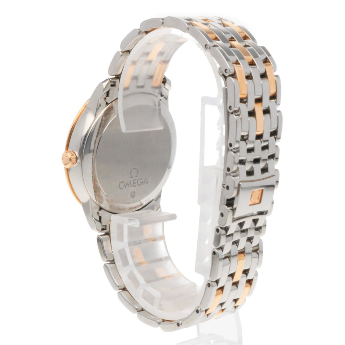 Omega De Ville Prestige 42420372002002 Silber Zifferblatt 37 mm Uhr
