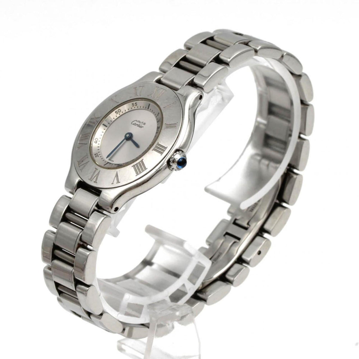 Cartier Must 21LM W10110T2 Silber Zifferblatt 31 mm Uhr