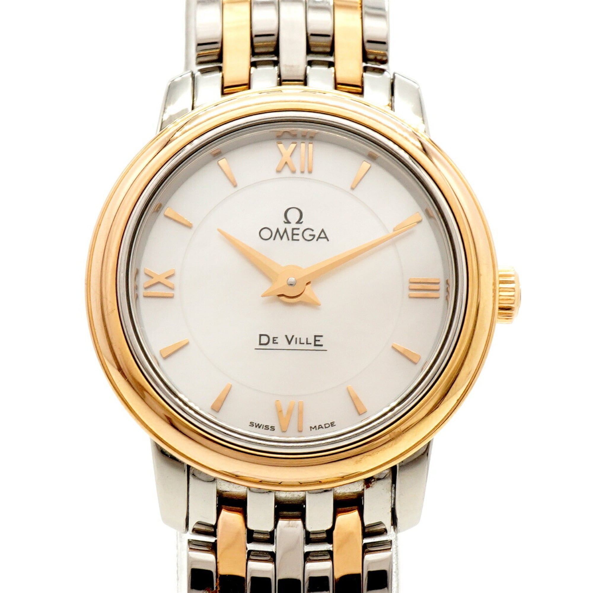Omega De Ville 424.20.24.60.05.002 White Dial 24mm Watch