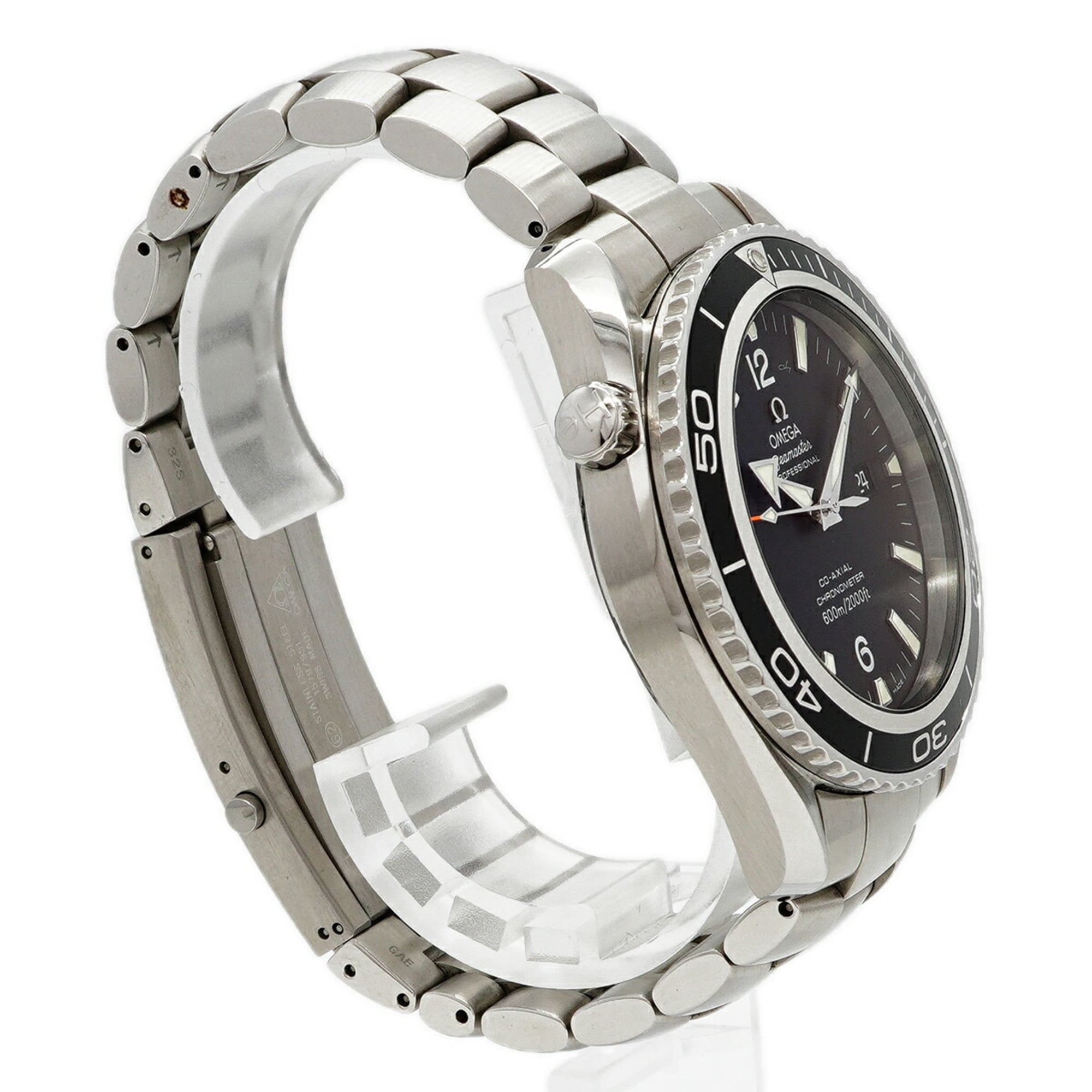 Omega Seamaster Planet Ocean 2200.50 Herrenuhr Schwarz Zifferblatt