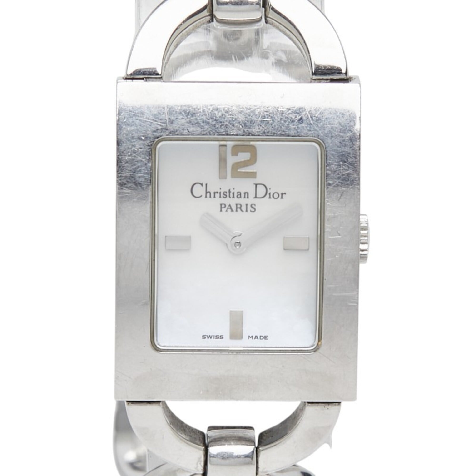 Montre Christian Dior Dior Malice Carré D78-109 Blanc cadran 19 mm