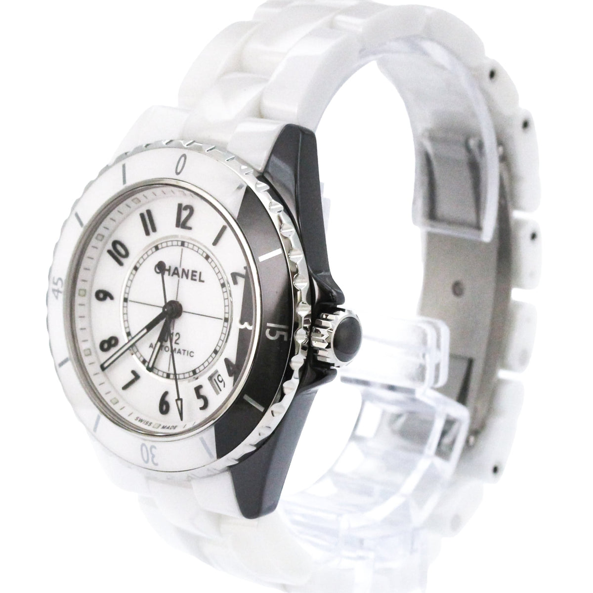 Chanel J12 H6515 Black, White Dial 38mm Watch