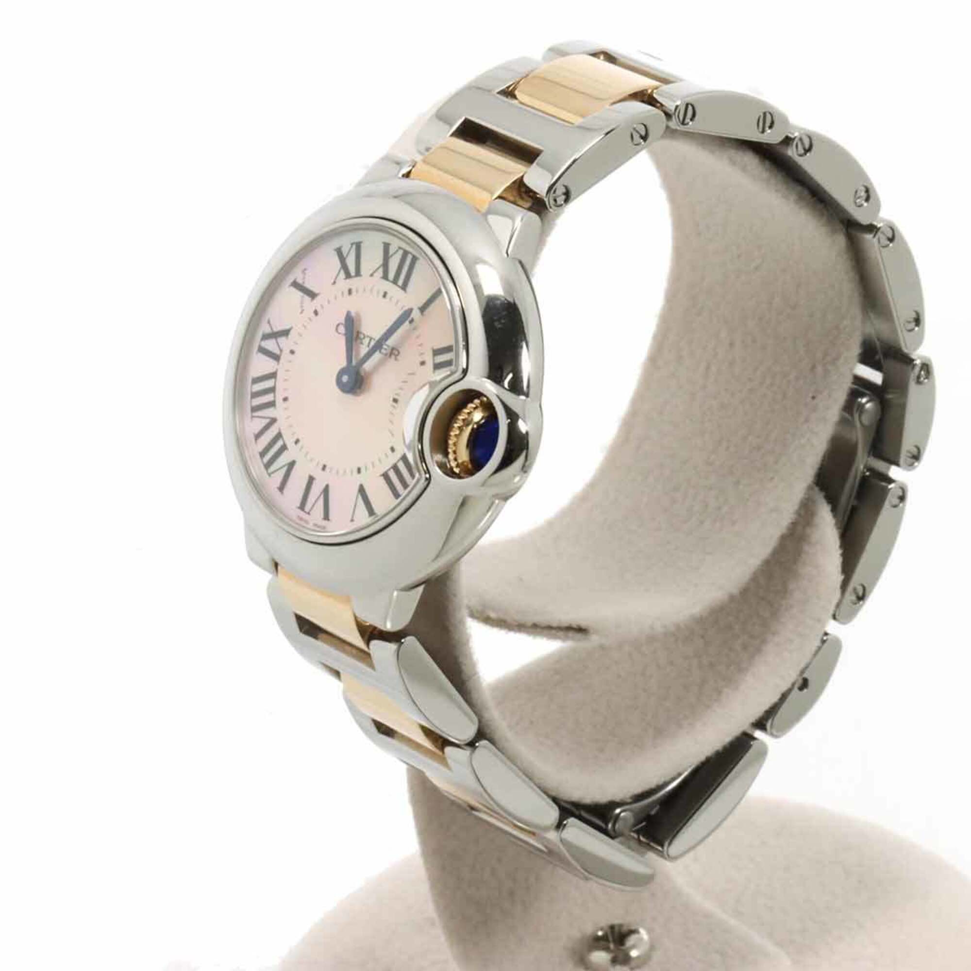 Cartier Ballon Bleu W6920034 Pink Dial 28mm Watch