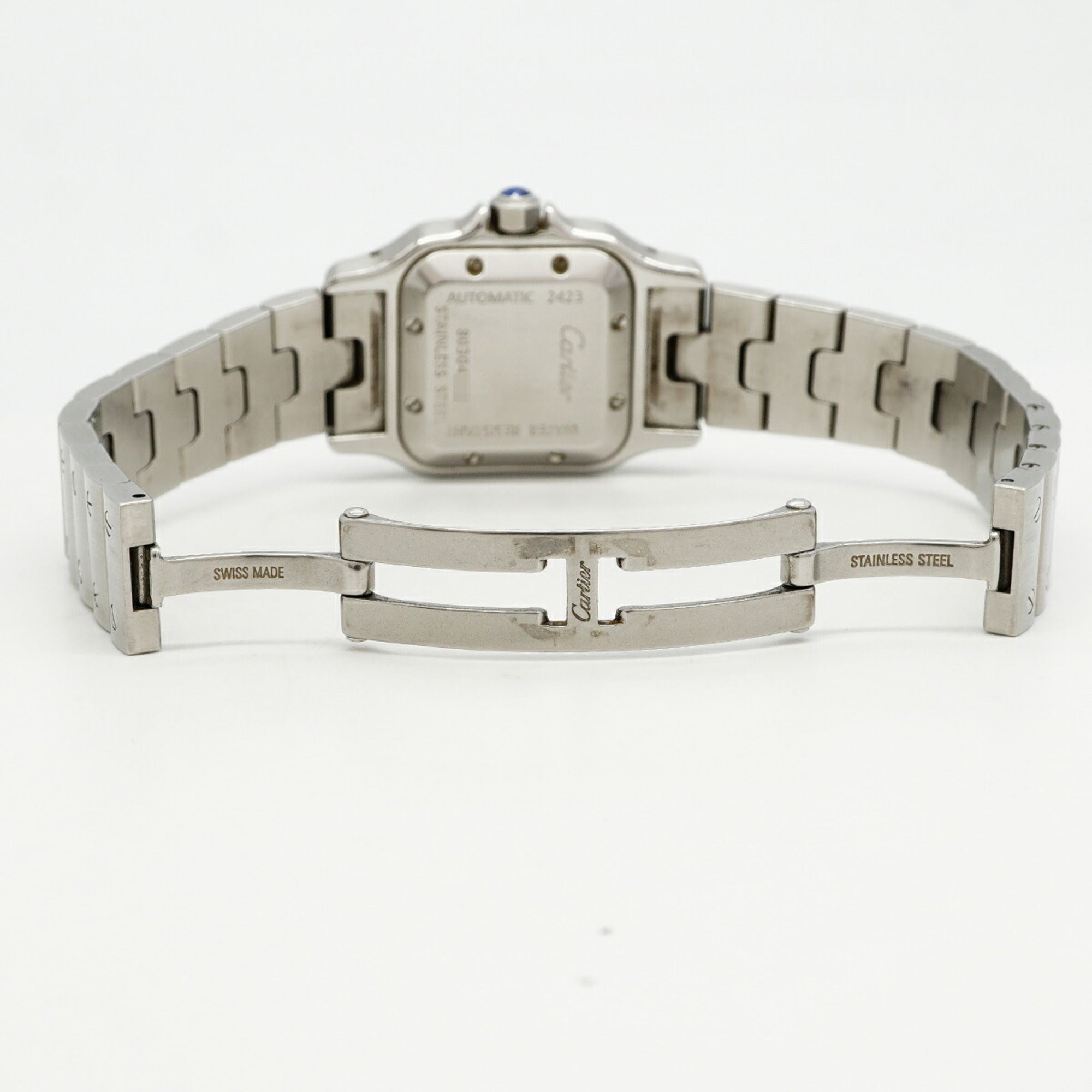 Cartier Santos Galbee SM W20054D6 Silver Dial Women's Watch