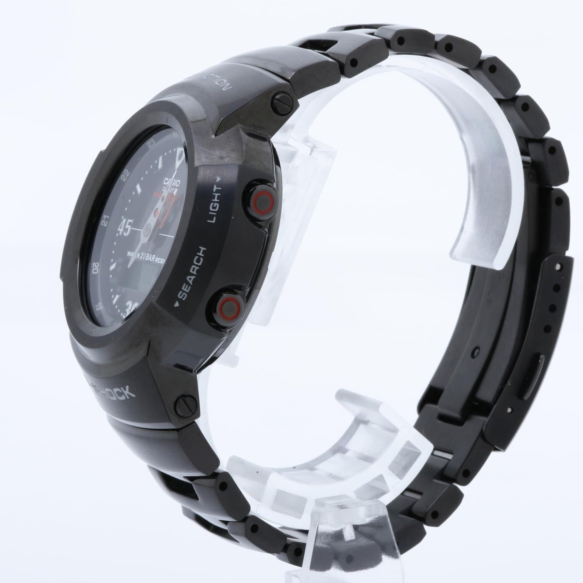 CASIO G-SHOCK FULL METAL AW-500 SERIES AWM-500-1AJF Black Stainless Steel Men's Watch
