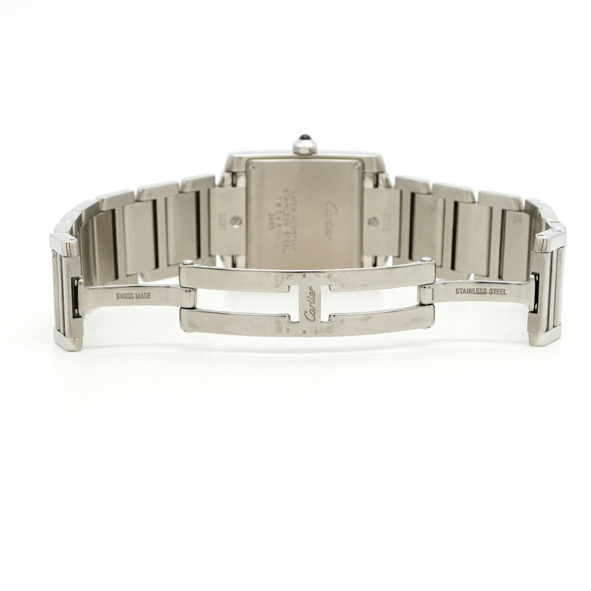 Cartier Tank W51011Q3 Ivory Dial Stainless steel 25mm Watch