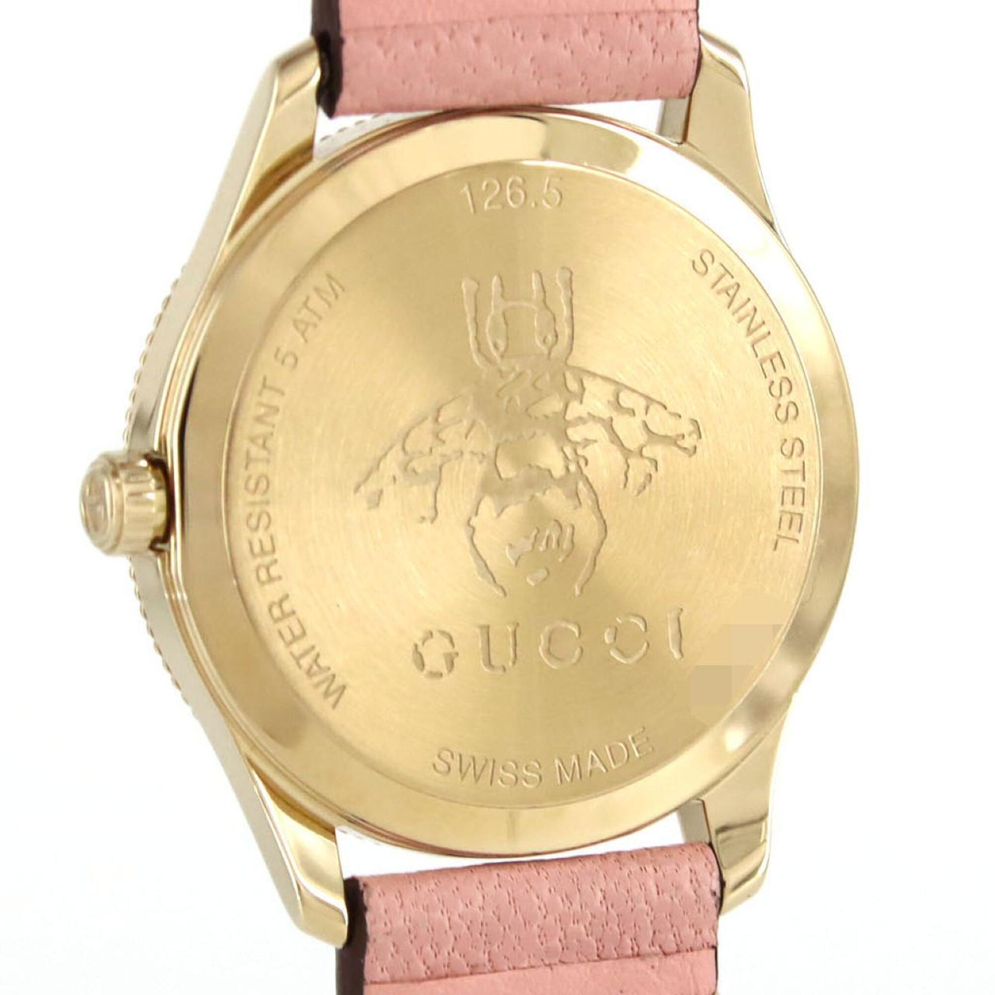 Gucci G-Timeless 126.5 Gold Dial 29mm Watch