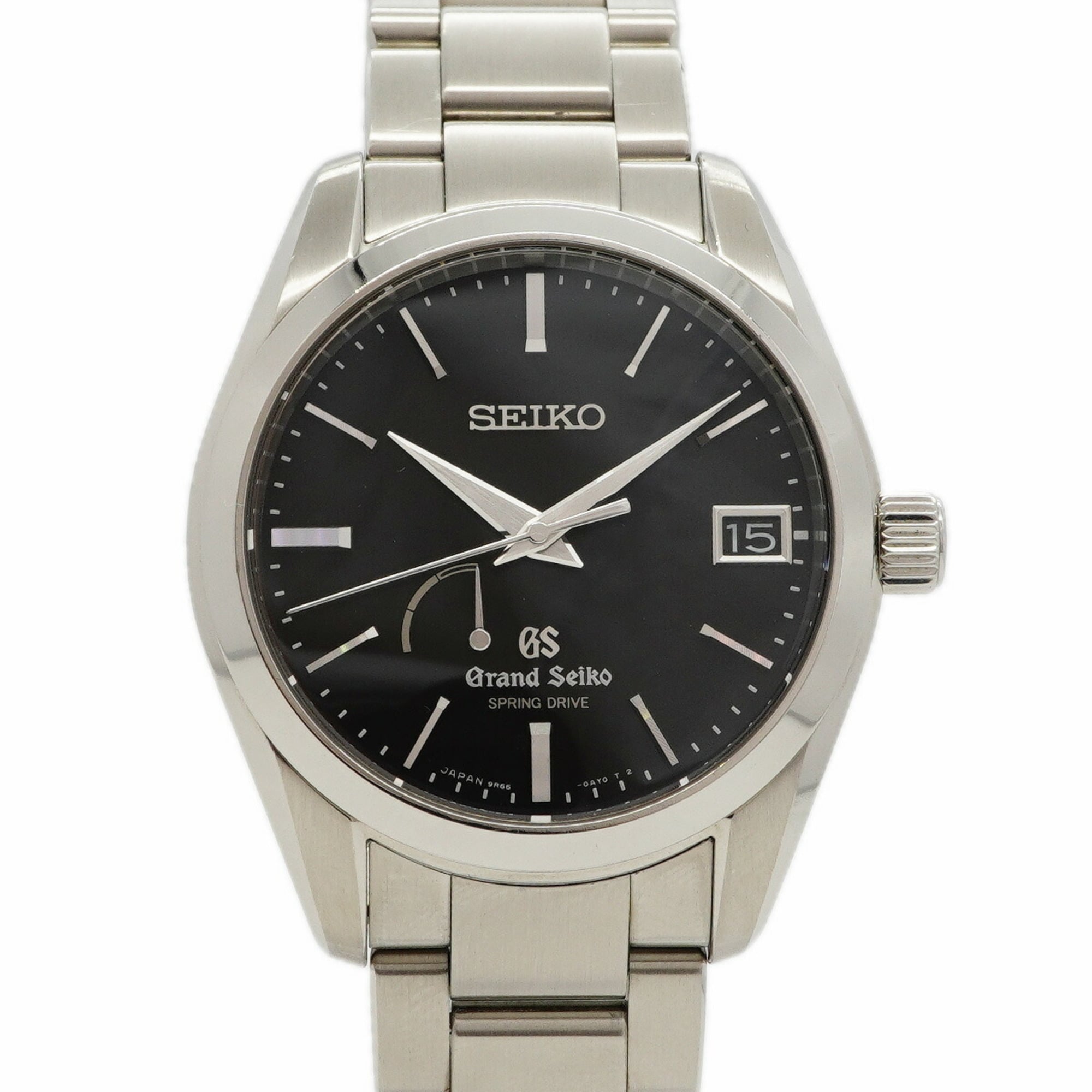 Seiko Grand SBGA085 9R65-0BH0 Black Dial Men's Watch