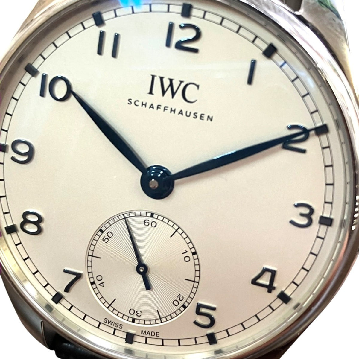 Montre IWC Schaffhausen Portugieser  IW358312 à cadran argenté 40mm