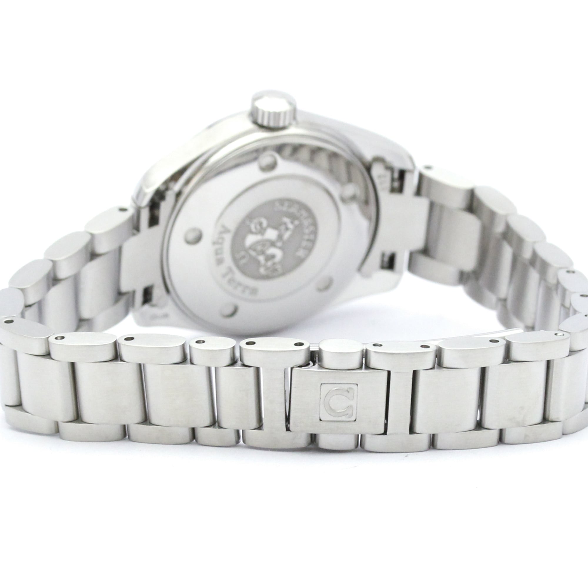 OMEGA Seamaster Aqua Terra Diamond MOP Dial Watch 2577.75 Polished