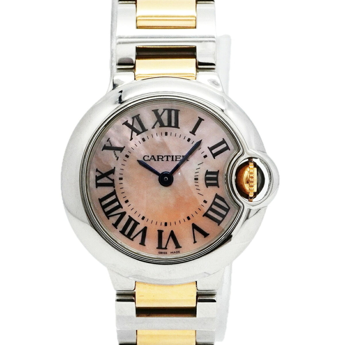 Cartier Ballon Bleu SM W6920034 Pink Dial 28mm Watch