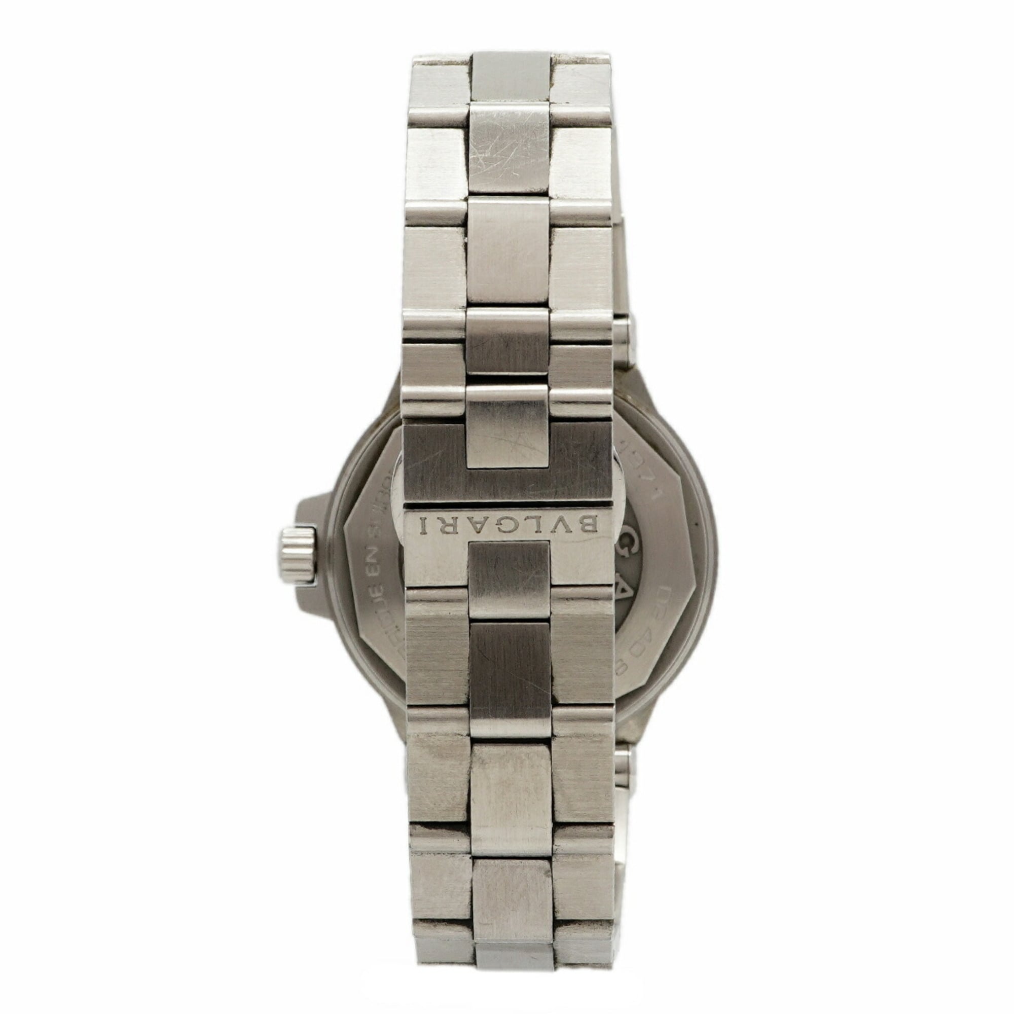 Bvlgari Diagono DG40S Silver Dial Stainless steel 40mm Watch