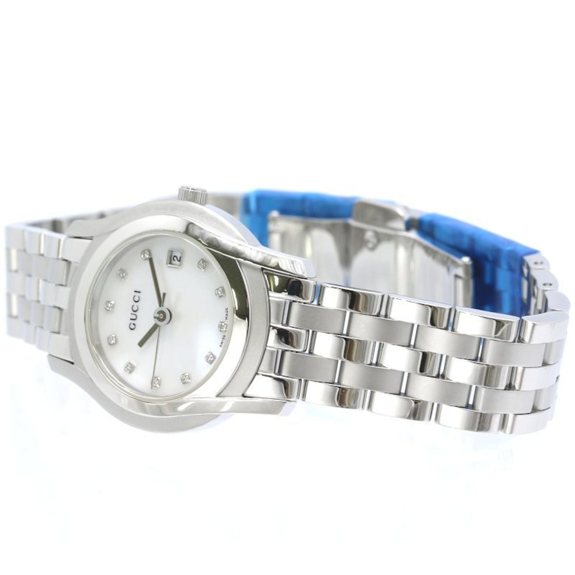 Gucci G-Class YA055501 5500L White Dial 27mm Watch