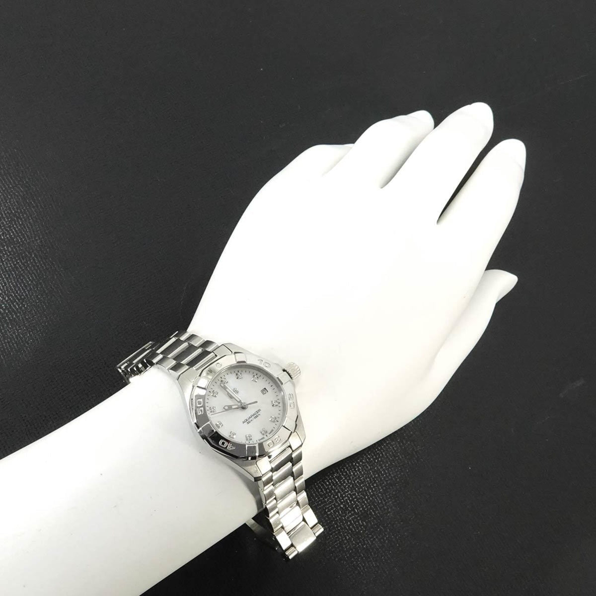 TAG Heuer Aquaracer 300 m WBD1414 Weiß Zifferblatt 28 mm Uhr