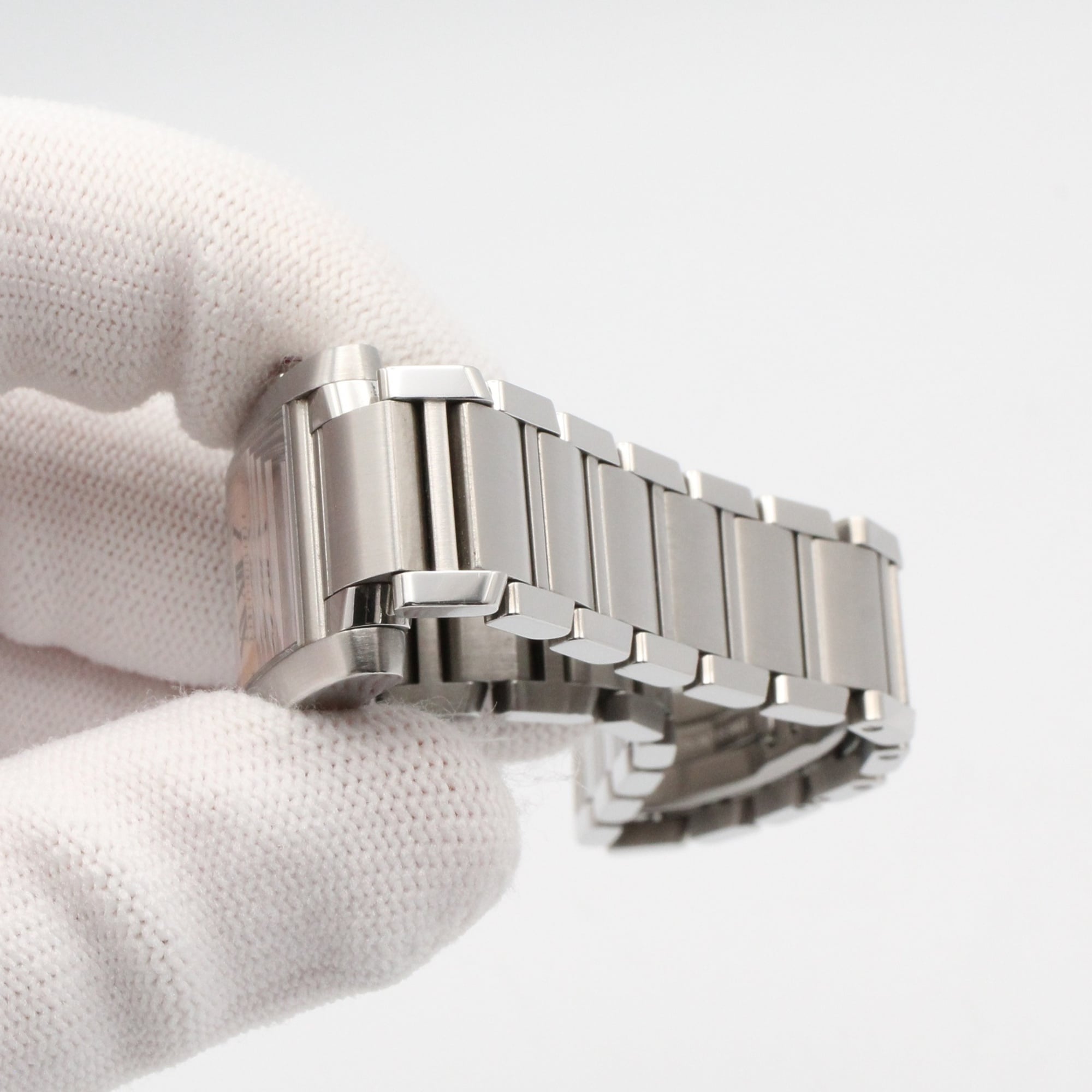 Cartier Tank Francaise W51028Q3 Pink Dial 20mm Watch