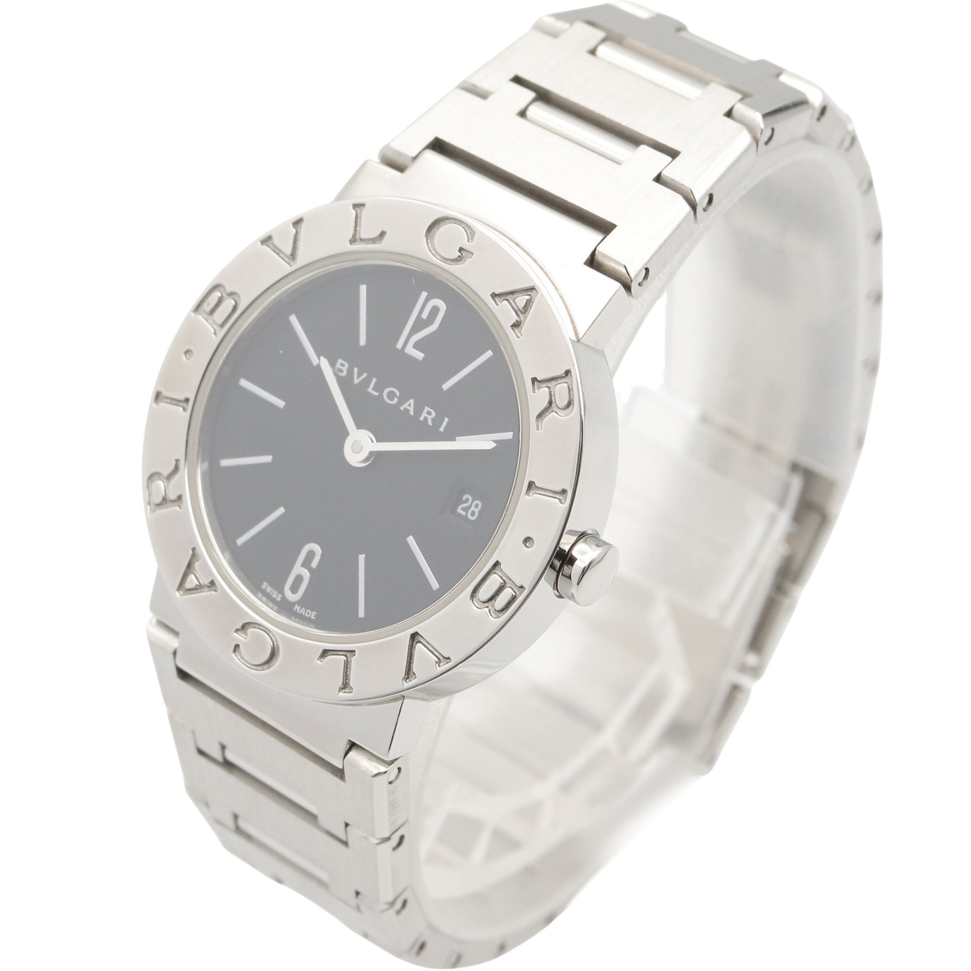 Bulgari BVLGARI Watch Stainless Steel Ladies Black BB26SS