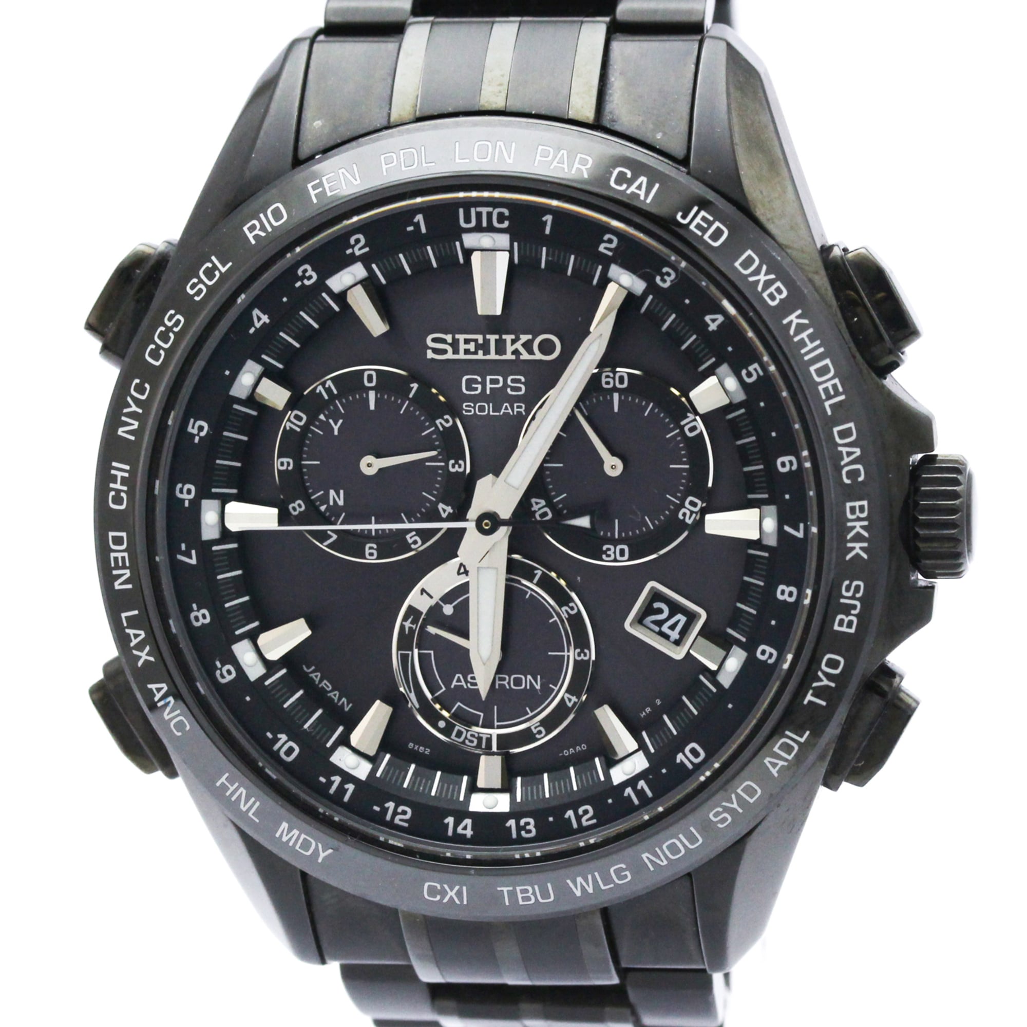 SEIKO Astron SBXB009 GPS Solar Mens Watch 8X82-0AB0
