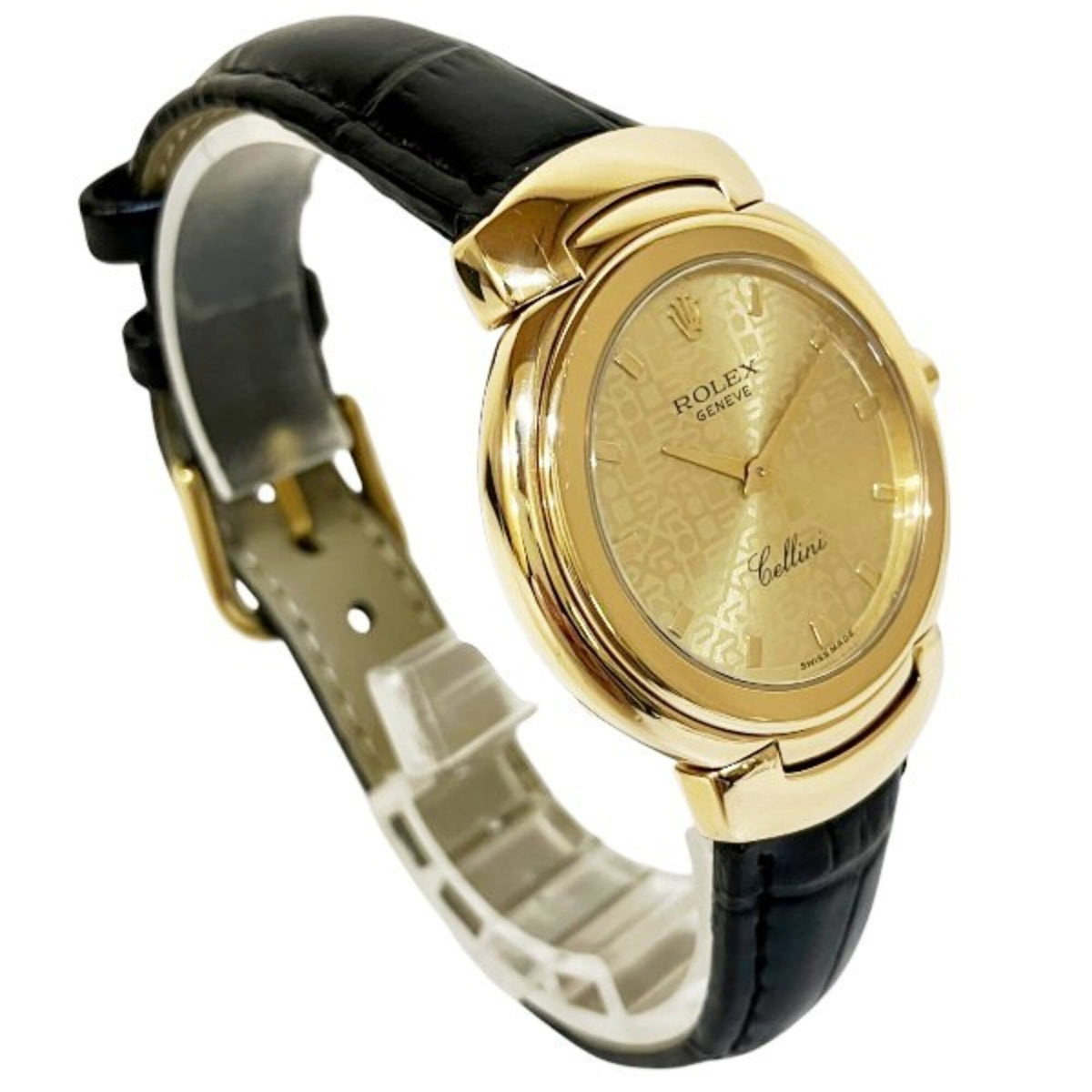 Montre Rolex Cellini 6622 à cadran doré, 33 mm