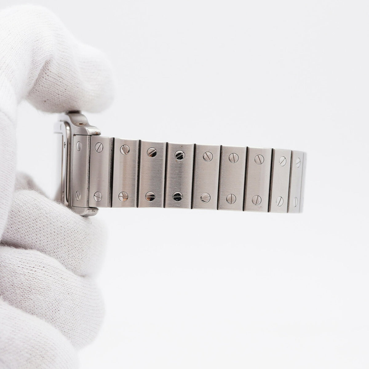 Cartier Santos Galbee LM W20018D6 Elfenbein Zifferblatt 29 mm Uhr
