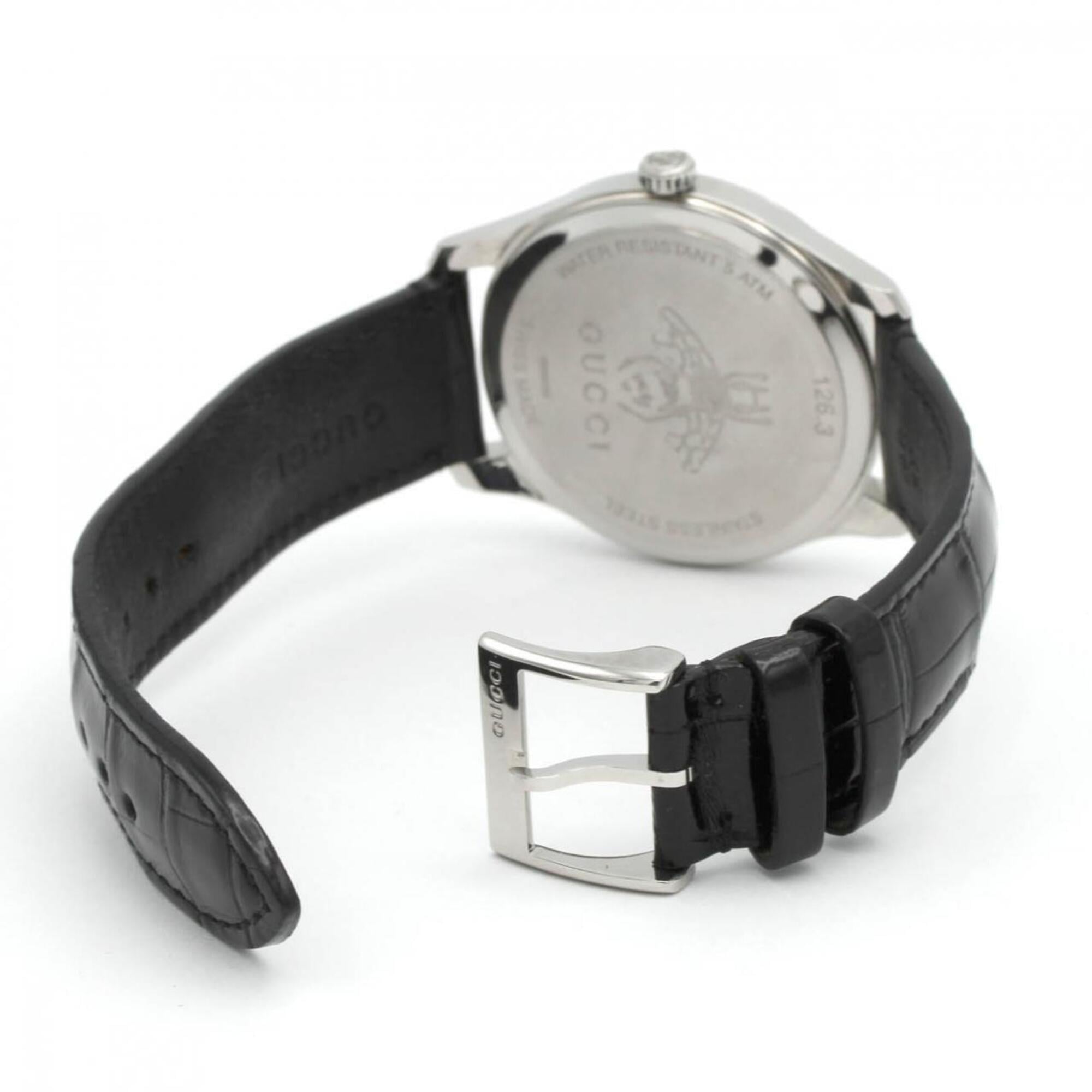 Gucci G-Timeless Moonphase 126.3/YA126327 Noir Cadran 40mm Montre