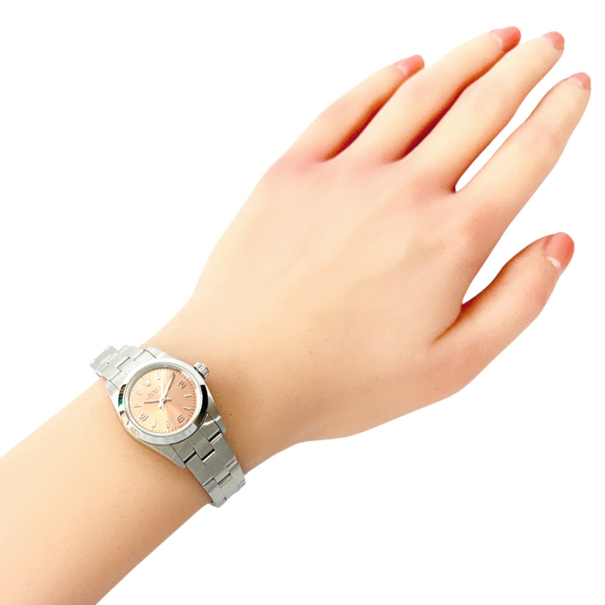 Montre Rolex Oyster Perpetual 76080 Rose avec cadran de 26 mm