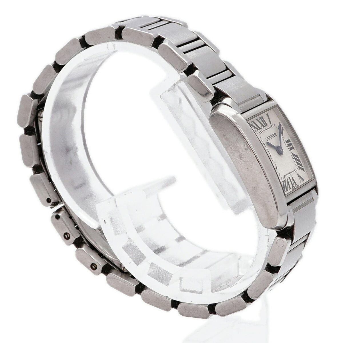Cartier Tank Française SM W51008Q3 White Dial 20mm Watch