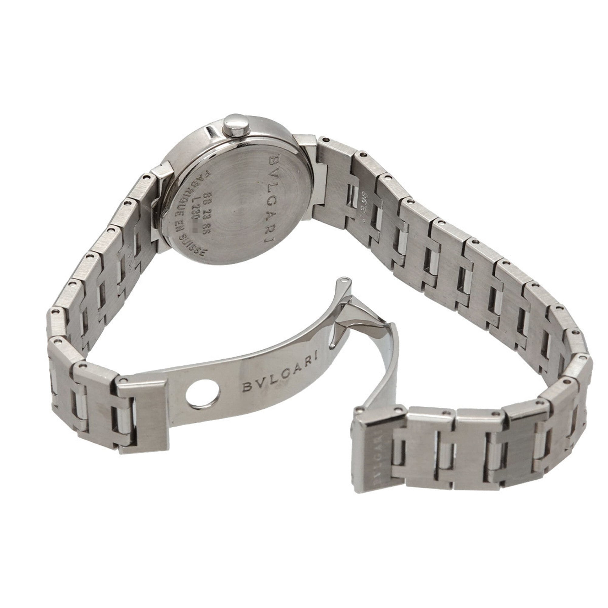 Bvlgari BB23SS Black Dial 23mm Watch