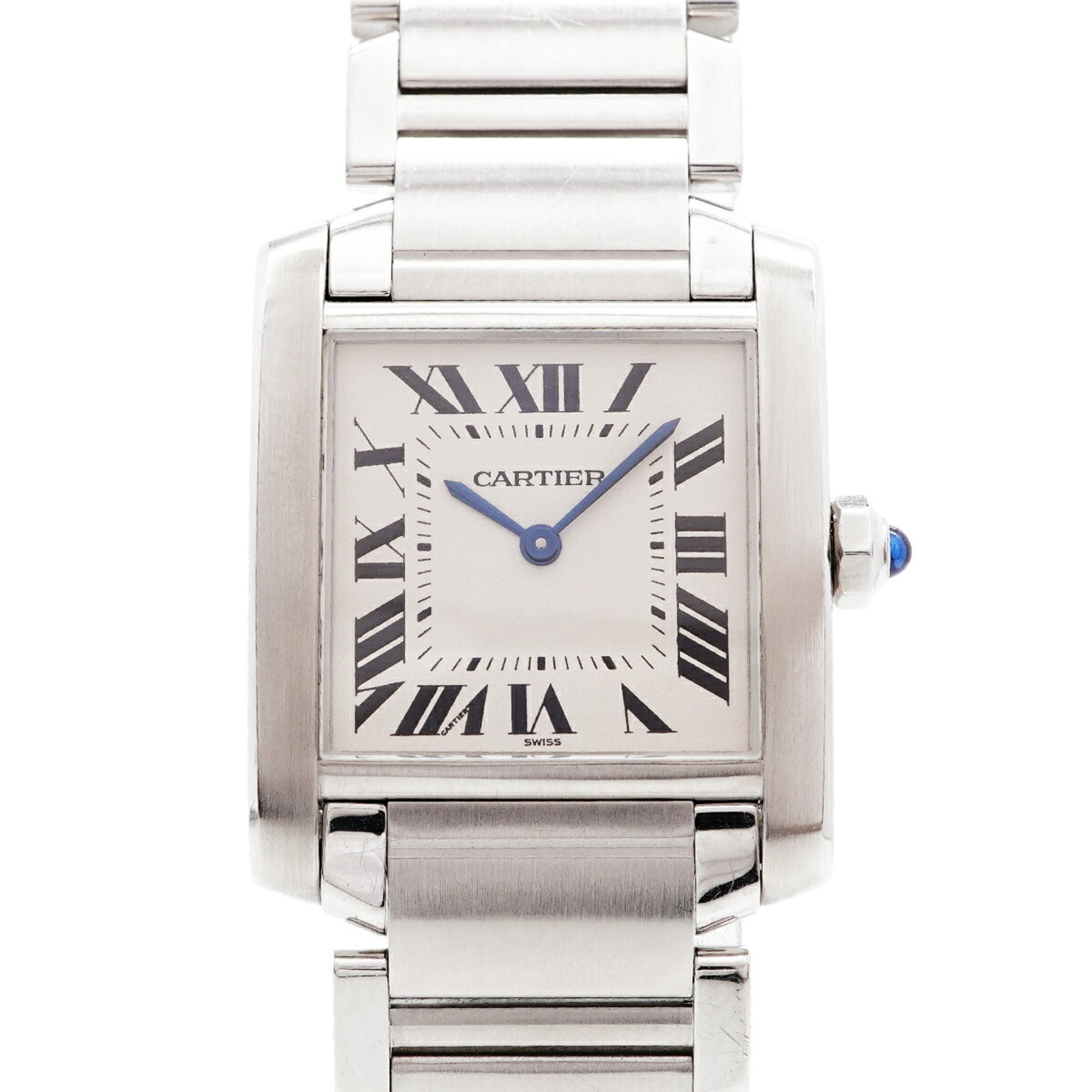 Montre Cartier Tank Française MM W51003Q3 Ivoire avec cadran de 25 mm