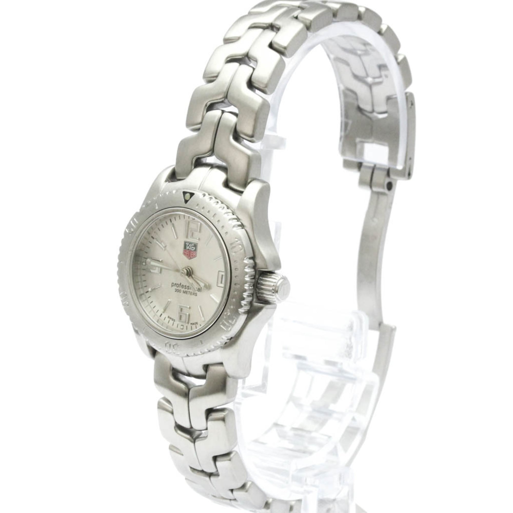 TAG HEUER Link Steel Quartz Ladies Watch WT1412 Polished