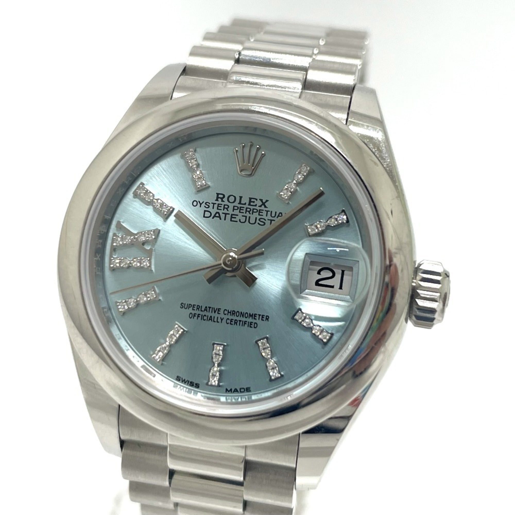 Rolex Oyster perpetual GZl16452 Blue Dial 28mm Watch