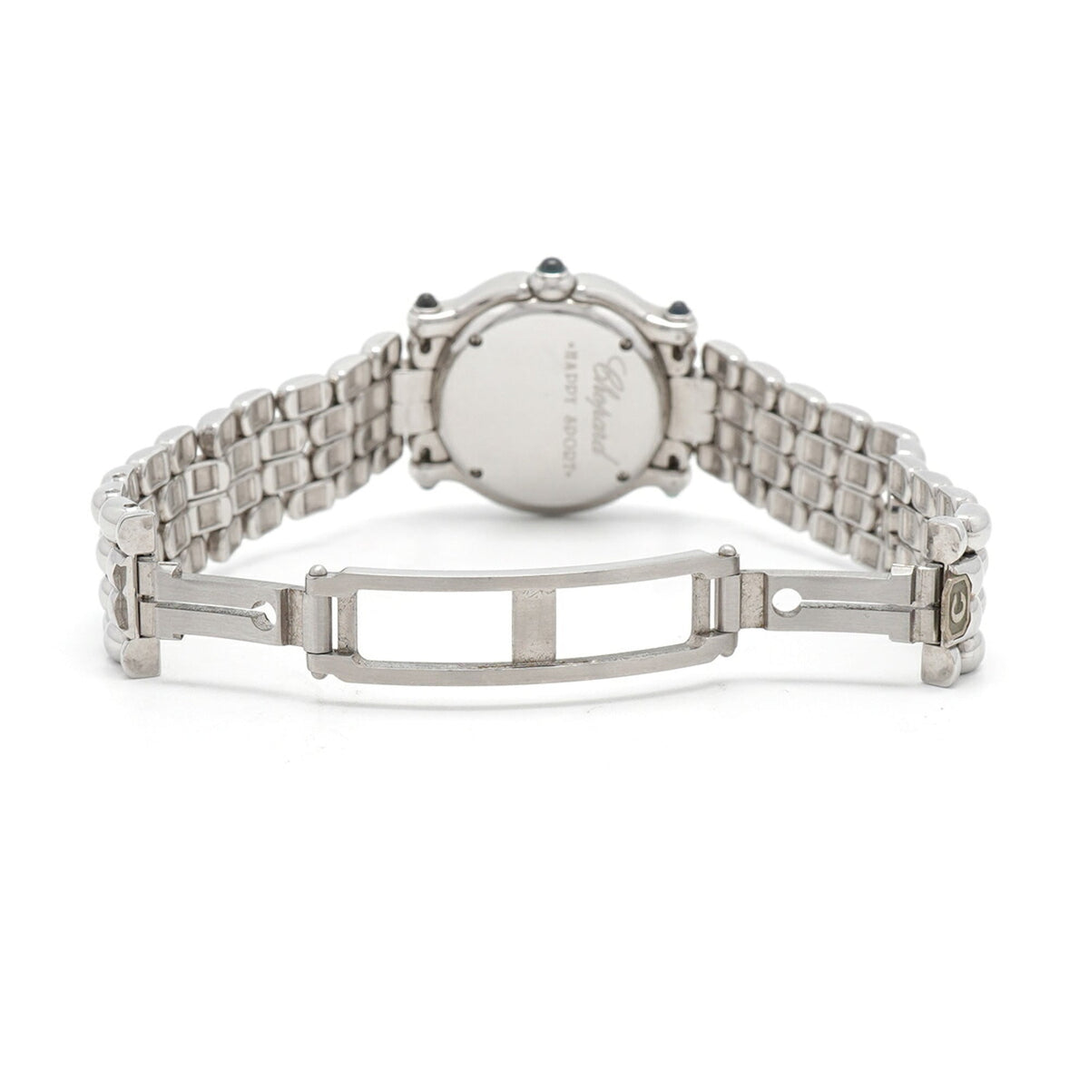 Chopard Happy Sport 5P Diamond 27/8250-23 horloge met witte wijzerplaat, 26 mm
