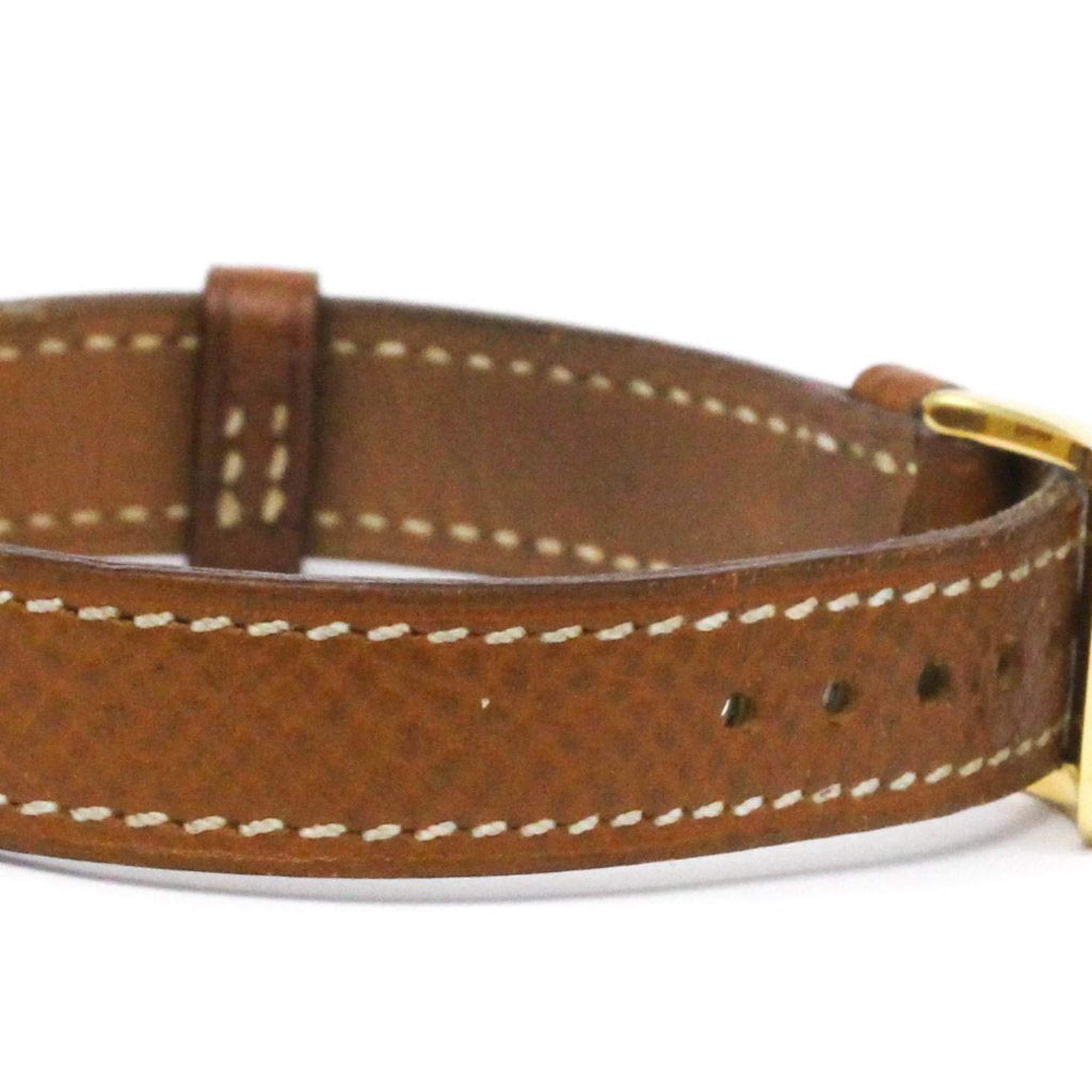 HERMES Kelly-horloge, verguld, leer, quartz, dameshorloge BKE1.201