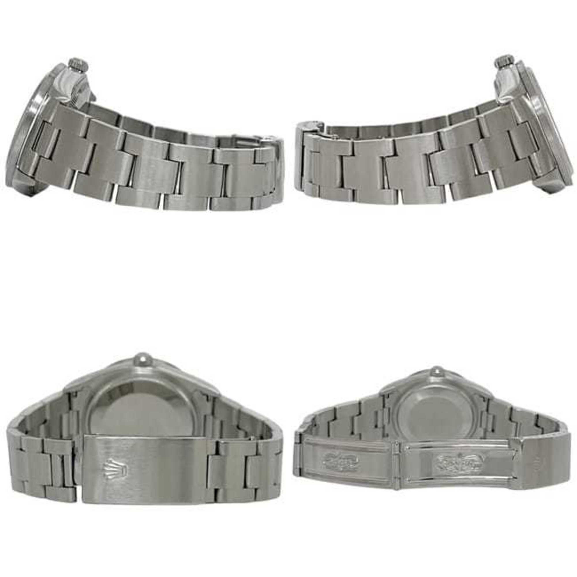 Rolex Air-King Black Silver 14010 - Stainless Steel Automatic P-series Dial