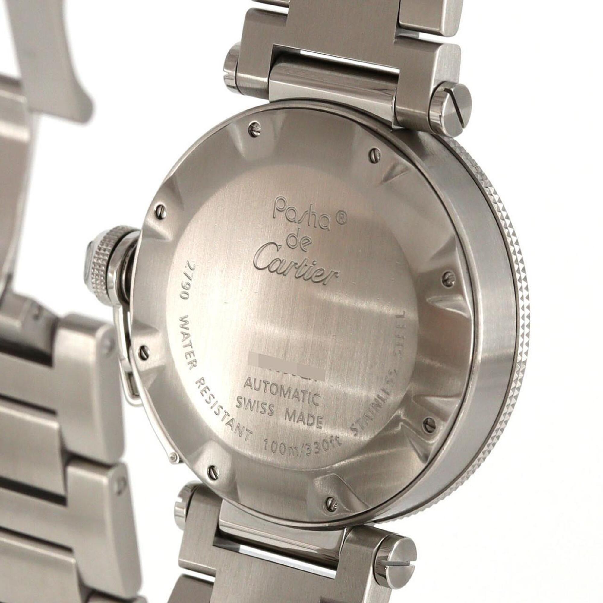 Cartier Pasha Seatimer W31077M7 Stainless Steel Automatic Watch