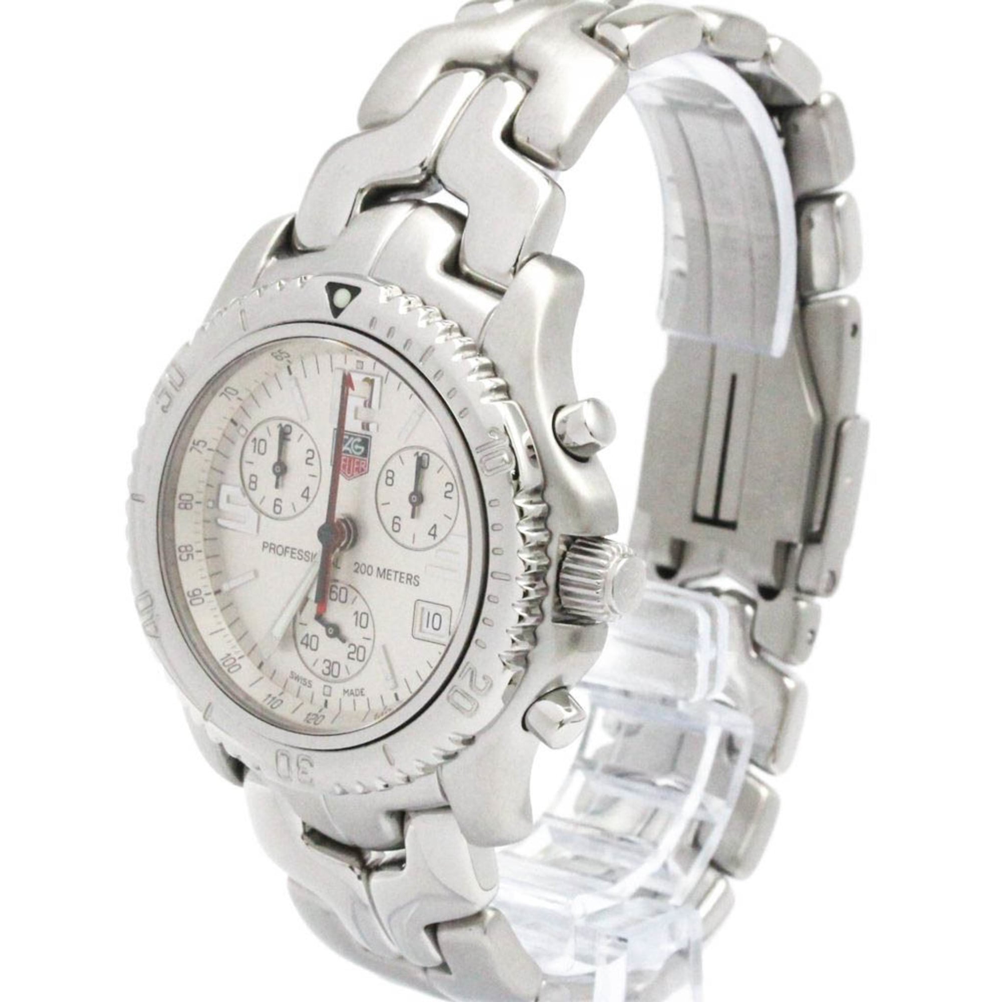 TAG HEUER Link Chronograph Steel Quartz Mens Watch CT1112