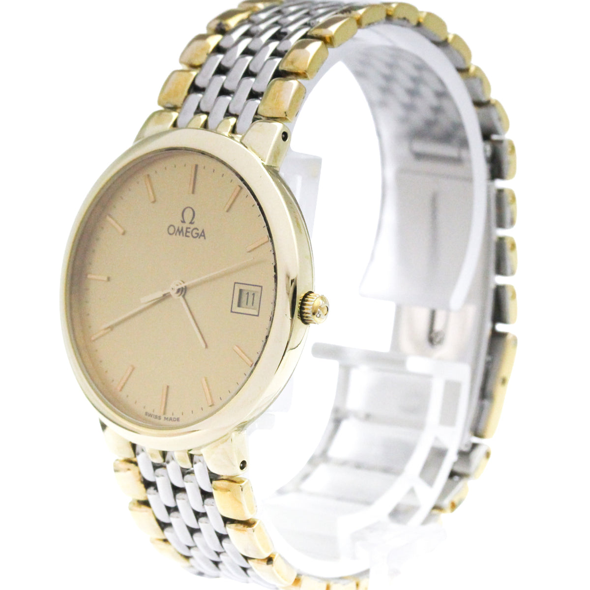 Omega De Ville 396.1012 Gold Dial 32mm Watch