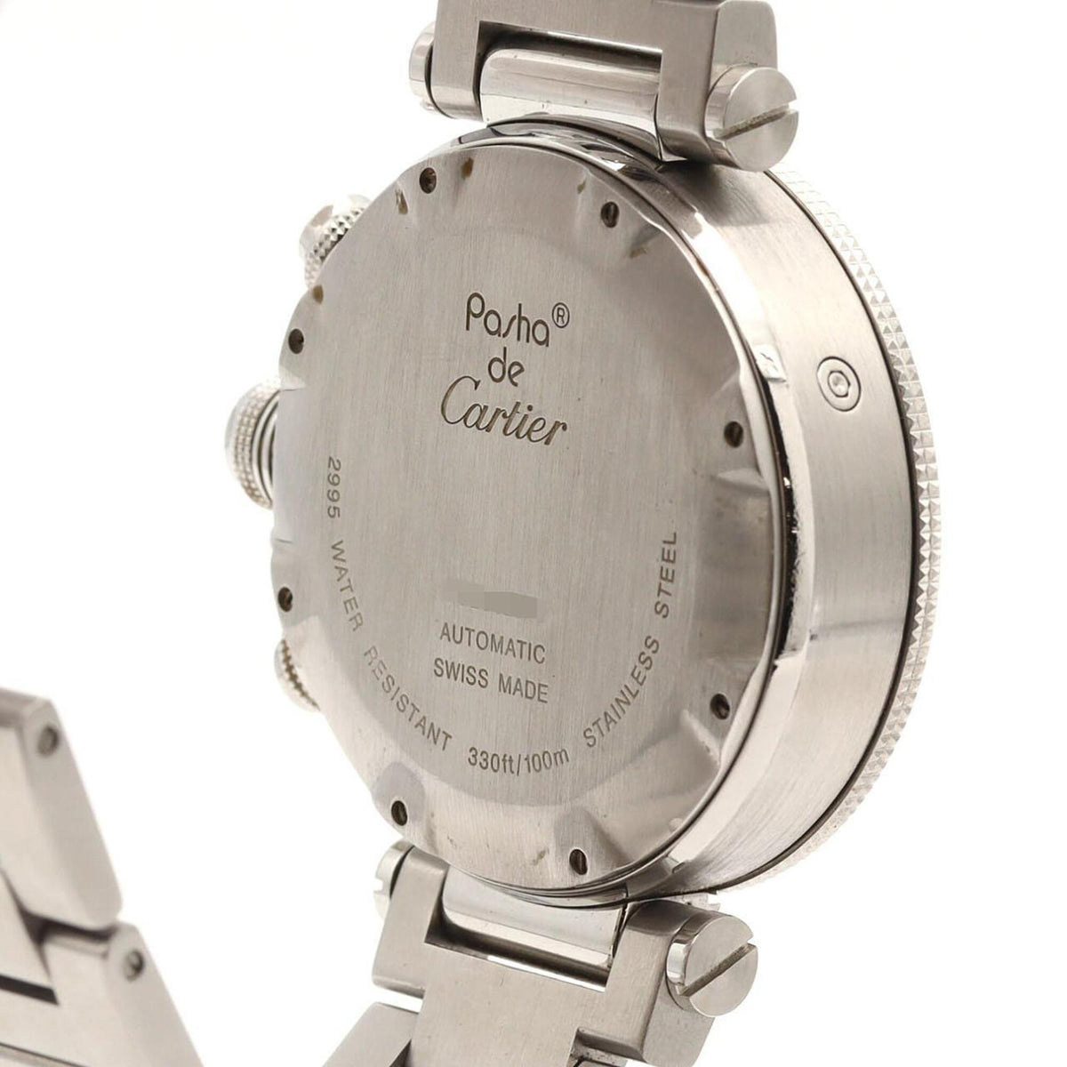 Cartier Pasha Seatimer Chronograph W31089M7 Silver Dial 42mm Watch