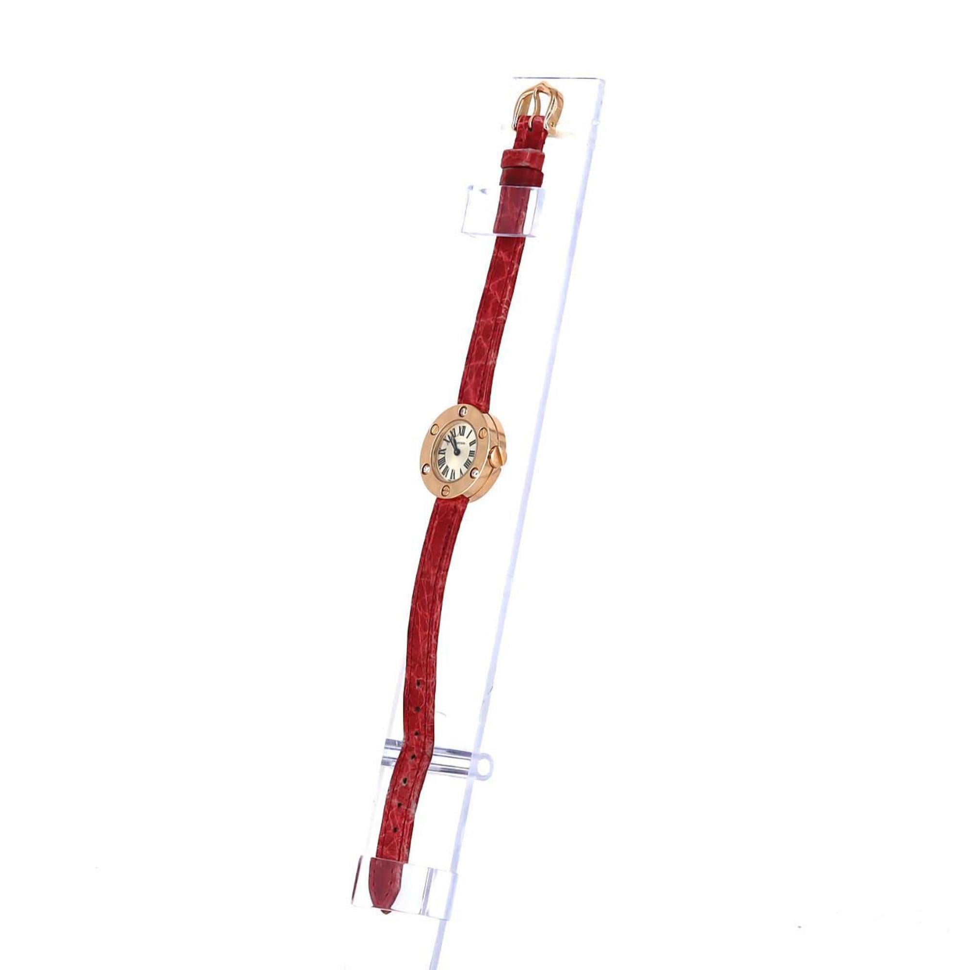 Cartier Love Watch PG 3P PG/RG Quartz Wristwatch