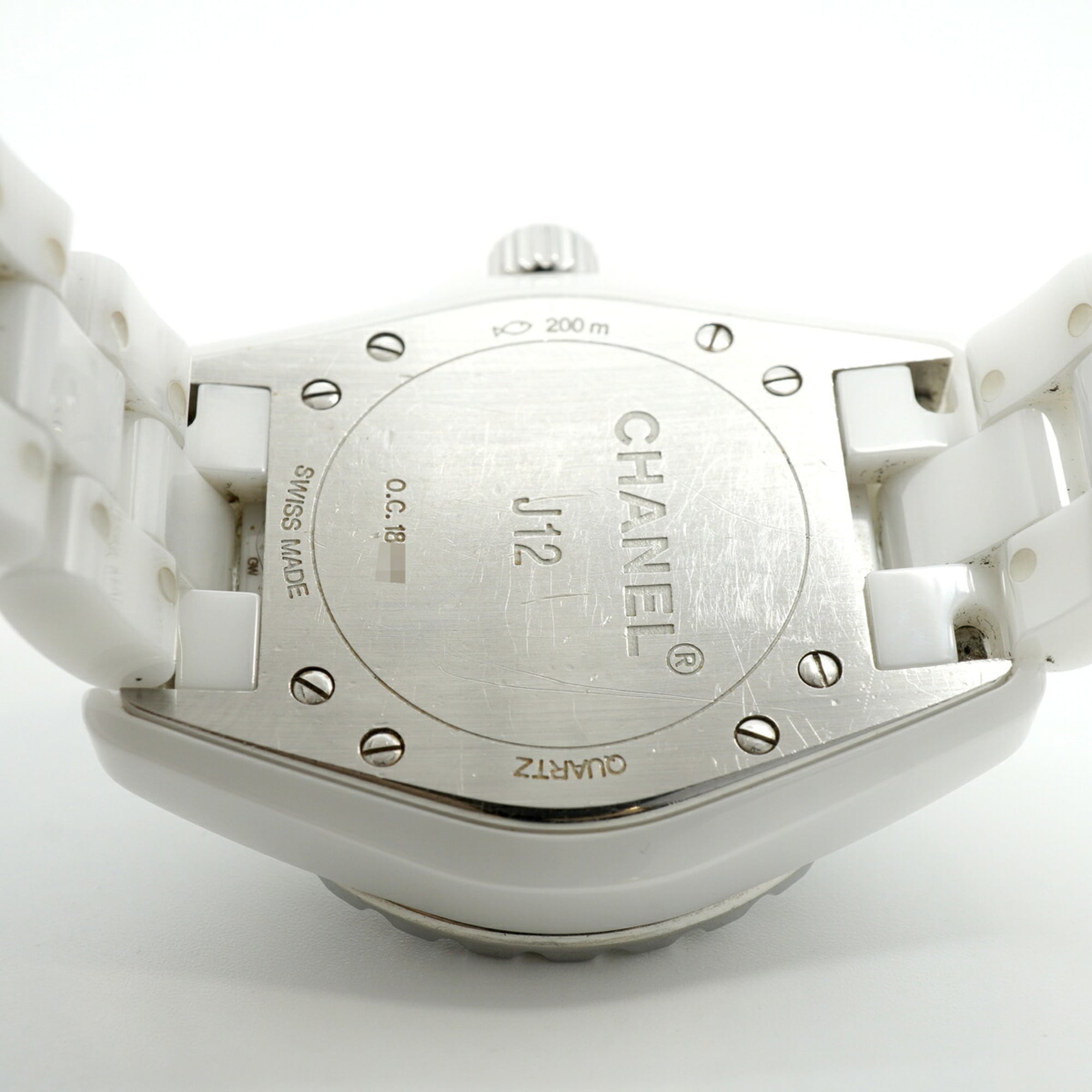 Montre Chanel J12 Diamond H2429 Blanc Cadran 33 mm