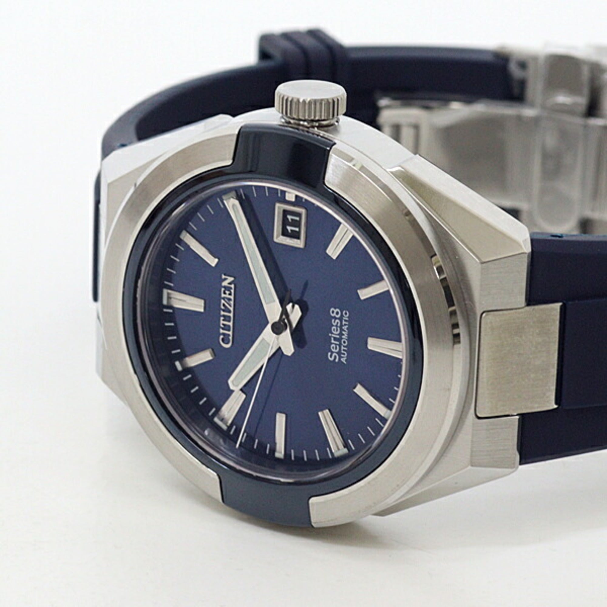 CITIZEN Herrenuhr Serie 8 NA1005-17L, blaues ZifferblattAutomatik unbenutzt