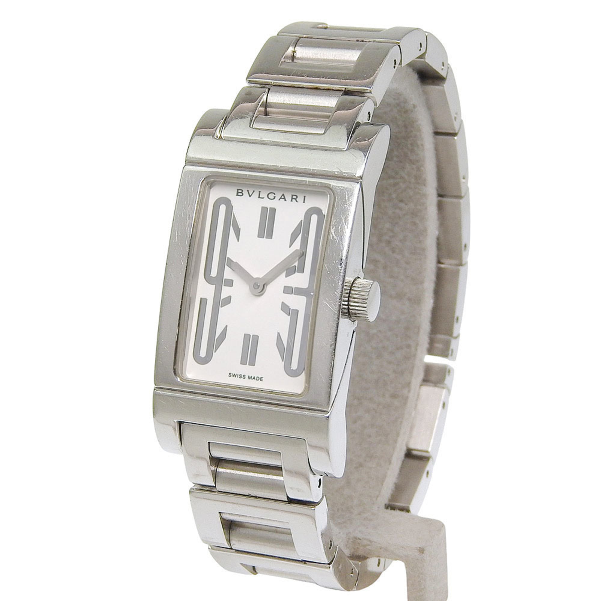 Bulgari Rettangolo RT39S White Dial 21mm Watch